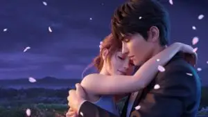 Anime Couple Hugging