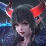 Anime Demon Girl With Horns