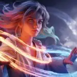 Anime Girl With Elemental Powers