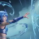Anime Girl With Water Magic