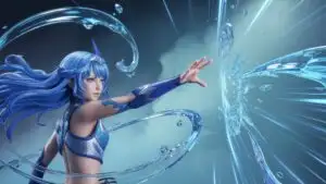 Anime Girl With Water Magic
