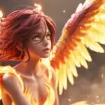 Anime Phoenix Girl Rising