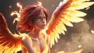 Anime Phoenix Girl Rising