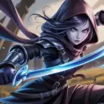 Anime Rogue Girl With Daggers
