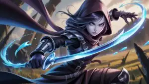Anime Rogue Girl With Daggers