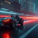 Ariel Atom 4 Night Speed Run