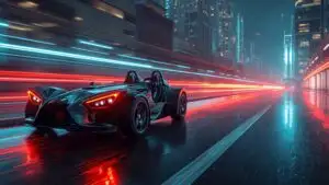 Ariel Atom 4 Night Speed Run