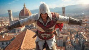 Assassin’s Creed Ezio Auditore Leap of Faith