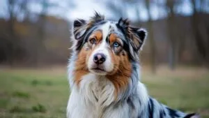 Australian Shepherd Colorful Coat
