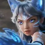 Blue-Eyed Fox Spirit Maiden