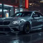BMW M2 Competition Grey Street Stance