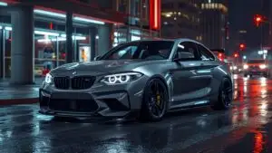 BMW M2 Competition Grey Street Stance