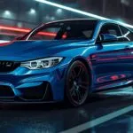 BMW M4 Competition Blue Performance