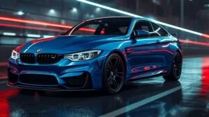 BMW M4 Competition Blue Performance