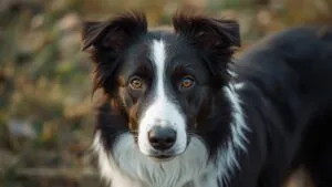 Border Collie Focused Stare