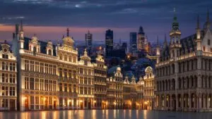 Brussels Grand Place Guildhalls