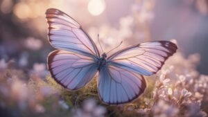 Butterfly Wings in Soft Focus Pastel Tones