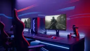 Call of Duty Dark Gaming Setup