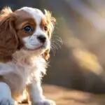 Cavalier King Charles Puppy Fluffy