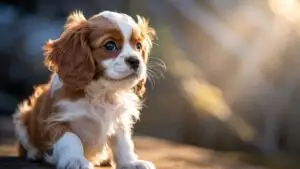 Cavalier King Charles Puppy Fluffy