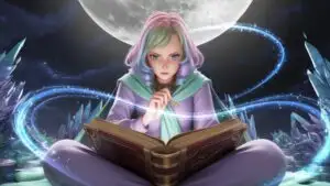 Celestial Sorceress of Lavender Night