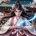 Cherry Blossom Shrine Priestess