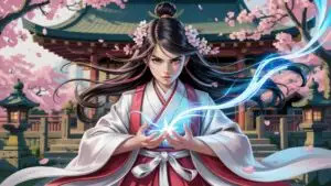Cherry Blossom Shrine Priestess