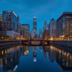 Chicago River City Reflections