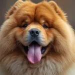 Chow Chow Dog Fluffy Tongue Out