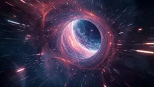 Cinematic Wormhole Travel Abstract Tunnel
