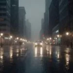 City Reflections After Rain