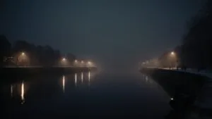 Cold Night Beside the River