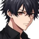 Cool Anime Boy With Black Hair