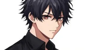 Cool Anime Boy With Black Hair
