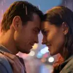 Couple Looking at Each Other With Warm Smiles