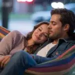 Couple Resting Together in a Hammock
