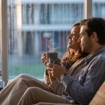 Cozy Rainy Morning Couple Coffee Gentle Romance