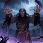 Dark Wizard Summoning Shadows