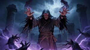 Dark Wizard Summoning Shadows