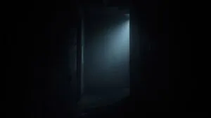 Dim Light in Narrow Corridor