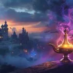 Djinn Genie Bottle Lamp Smoke