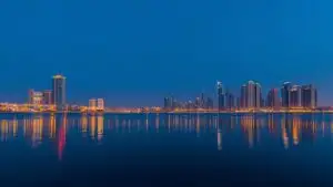 Doha Skyline at Blue Hour