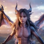 Draconic Maiden Anime Powerful Aura Spread
