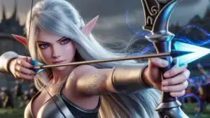 Elegant Fantasy Elven Marksman