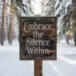 Embrace the Silence Within