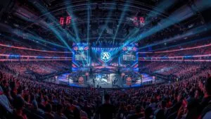Esports Arena Stage Finals Crowd