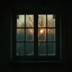 Fading Light Through Old Window