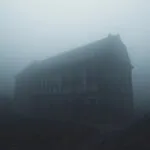 Fog Over Abandoned Building