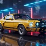 Ford Mustang GT Yellow Muscle Power