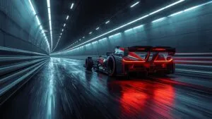 Formula 1 F1 Car Monaco Tunnel